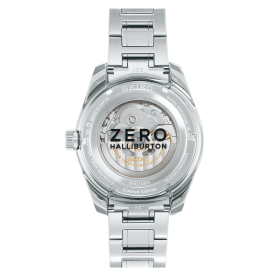Seiko Presage Sharp Edged GMT Zero Halliburton Limited Edition fehér férfi óra SPB269J1
