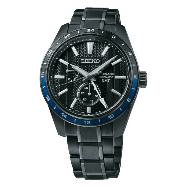 Seiko Presage Sharp Edged GMT Zero Halliburton Limited Edition férfi óra SPB271J1