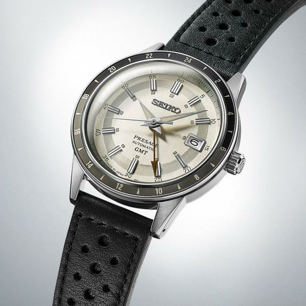 Seiko Presage Style 60's fehér GMT férfi karóra SSK011J1