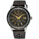 Seiko Presage Style 60's fekete és arany GMT férfi karóra SSK013J1