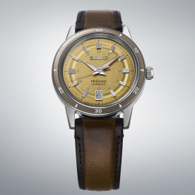 Seiko Presage Style 60's in Golden Yellow férfi karóra SRPL75J1