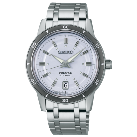 Seiko Presage Style 60's in Silvery Violet férfi karóra SRPL73J1