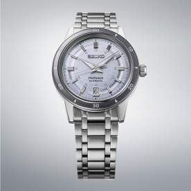 Seiko Presage Style 60's in Silvery Violet férfi karóra SRPL73J1