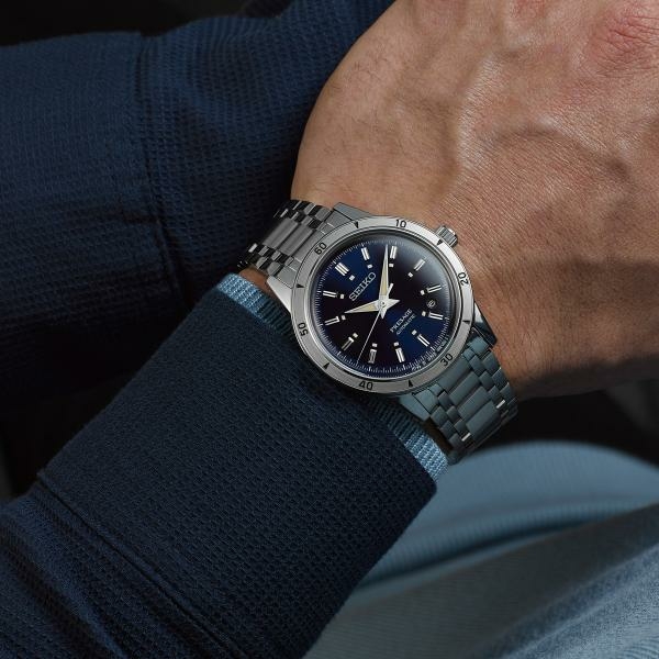 Seiko Presage Style 60's kék számlapos automata karóra SRPL07J1
