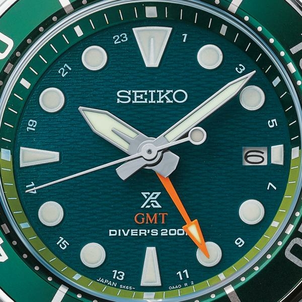 Seiko Prospex Aqua 'SUMO' Solar GMT Diver zöld búváróra SFK003J1