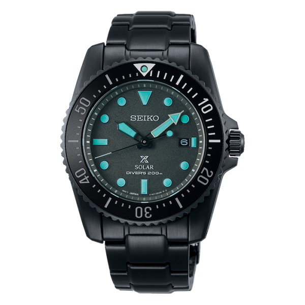 Seiko Prospex Black Series Night Vision limitált kiadású solar búváróra SNE587P1