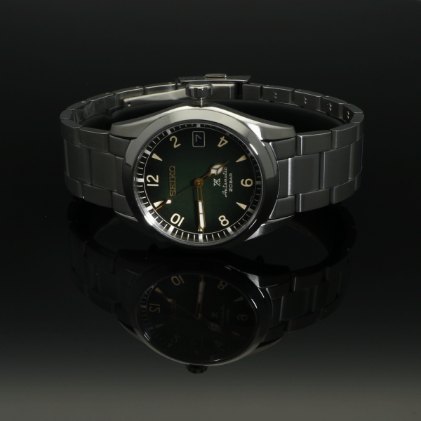 Seiko Prospex Land Alpinist zöld férfi karóra SPB155J1