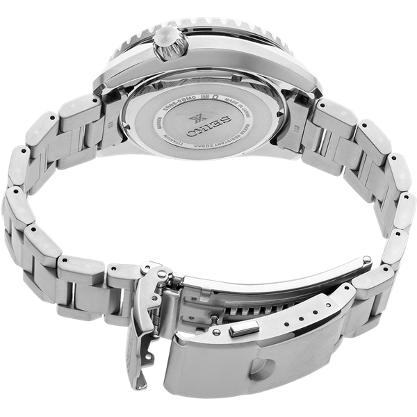 Seiko Prospex LX Spring Drive GMT szürke fekete férfi karóra SNR025J1
