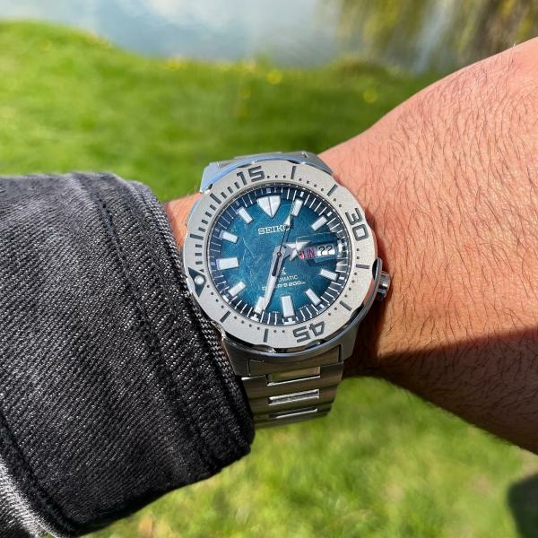 Seiko Prospex Save the Ocean kék férfi óra SRPH75K1