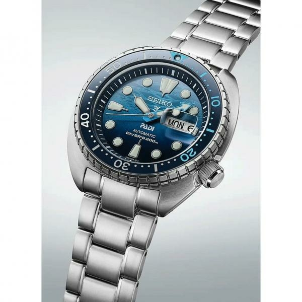 Seiko Prospex Save The Ocean King Turtle Padi Edition automata férfi búváróra SRPK01K1