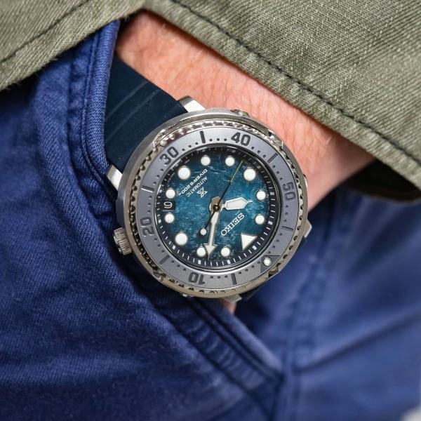 Seiko Prospex Save the Ocean szilikon szíjas férfi óra SRPH77K1