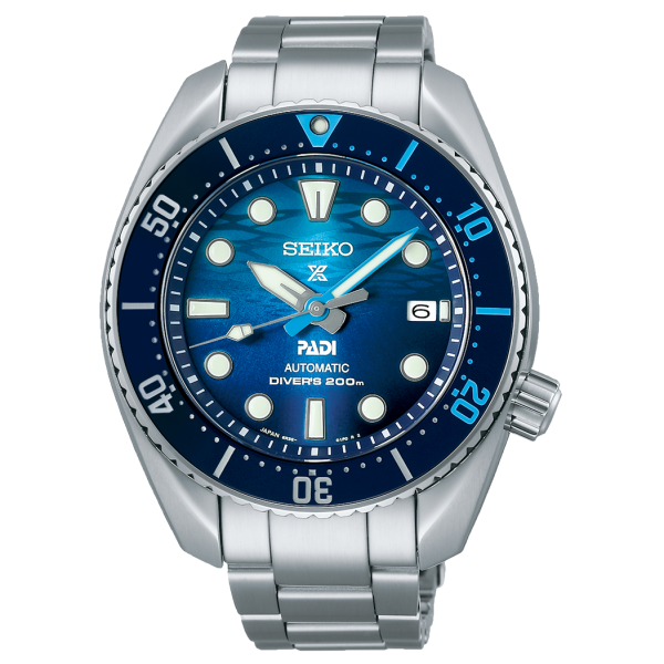 Seiko Prospex Save the Ocean The Great Blue Padi Special Edition karóra SPB375J1