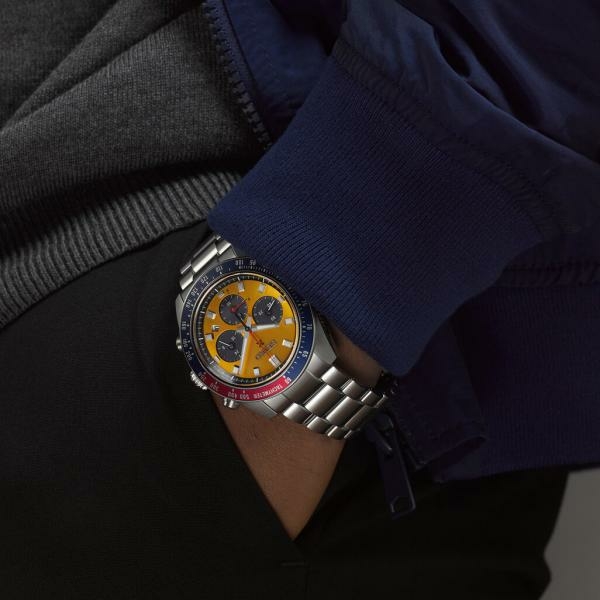 Seiko Prospex Speedtimer 'Pogue' Solar Chronograph 1969 Re-interpretation férfi karóra SSC947P1