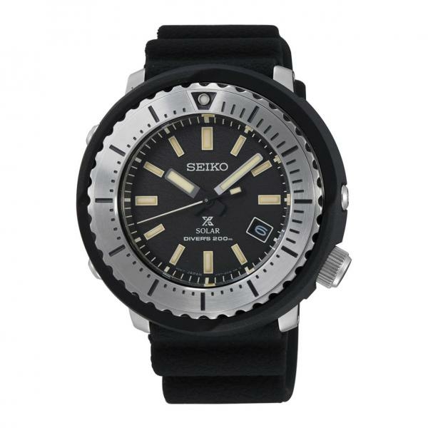 Seiko Prospex Streetseries szilikonszíjas solar férfi óra SNE541P1