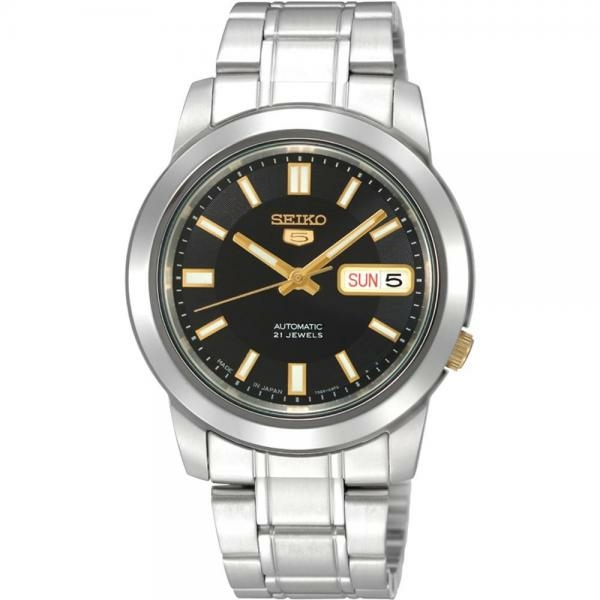 Seiko SEIKO 5 automata férfi óra fekete számlappal SNKK17K1