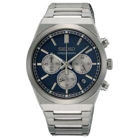 Seiko Sports kék számlapos chronograph férfi karóra SSB453P1