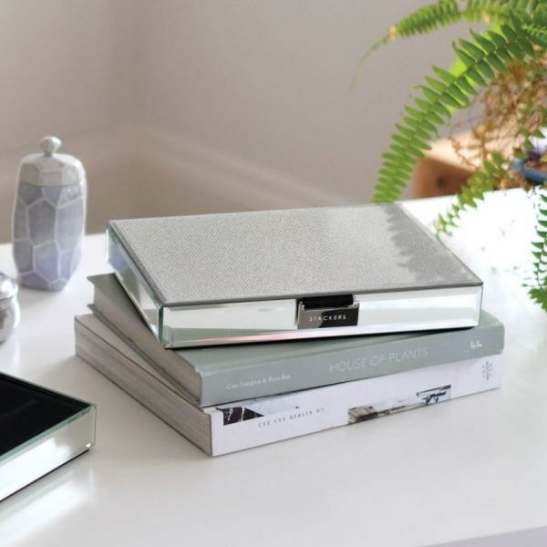 Stackers Glitteres tükör classic fedeles ékszerdoboz 75432