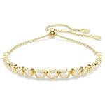Swarovski  Imber arany színű állítható karkötő áttetsző kristályokkal 5705450