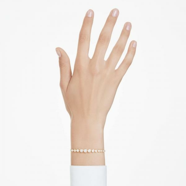 Swarovski  Imber arany színű állítható karkötő áttetsző kristályokkal 5705450