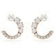 Swarovski  Mátrix rose színű nyitott karika fülbevaló 5692264