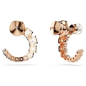 Swarovski  Mátrix rose színű nyitott karika fülbevaló 5692264