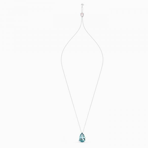 Swarovski Állítható nyaklánc kék swarovski kritállyal 5520494