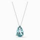Swarovski Állítható nyaklánc kék swarovski kritállyal 5520494