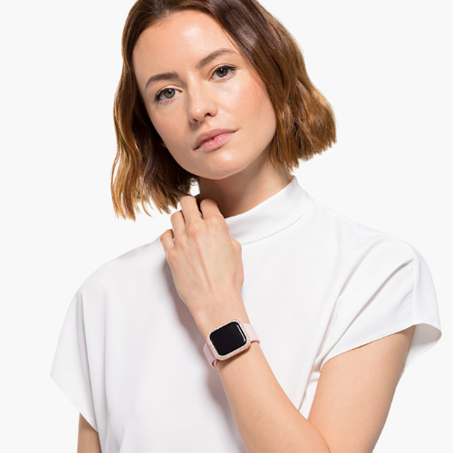 Swarovski Apple watch rozé tok swarovski kristályokkal
