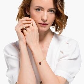 Swarovski Arany színű karkötő Minnie medállal 5566690