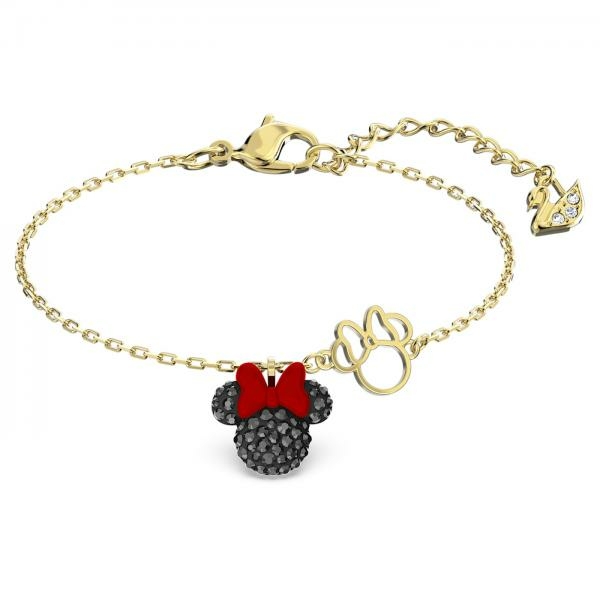 Swarovski Arany színű karkötő Minnie medállal 5566690