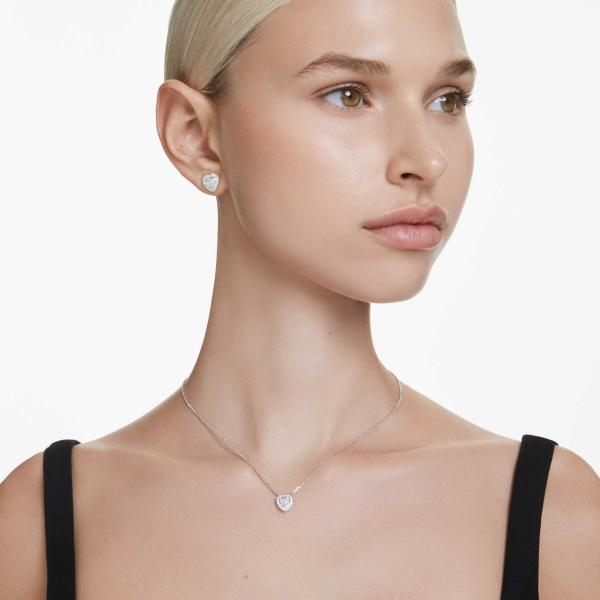 Swarovski Ariana Grande ezüst színű nyaklánc szívvel 5720852