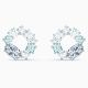 Swarovski Attract kék kör alakú bedugós fülbevaló 5570943