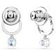 Swarovski Attract kör alakú fülbevaló kék kristályokkal 5723563
