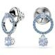 Swarovski Attract kör alakú fülbevaló kék kristályokkal 5723563