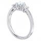 Swarovski Attract Trilogy ezüst színű gyűrű swarovski kristállyal 