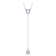 Swarovski Attract Y nyaklánc kék kristállyal 5723571