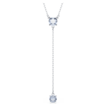 Swarovski Attract Y nyaklánc kék kristállyal 5723571