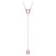 Swarovski Attract Y nyaklánc rózsaszín kristállyal 5723570