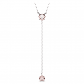 Swarovski Attract Y nyaklánc rózsaszín kristállyal 5723570
