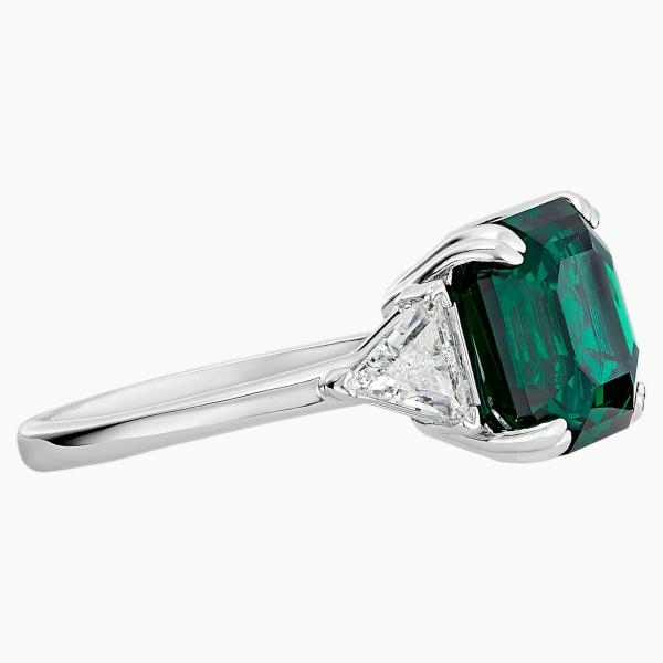 Swarovski Attract zöld koktél gyűrű 