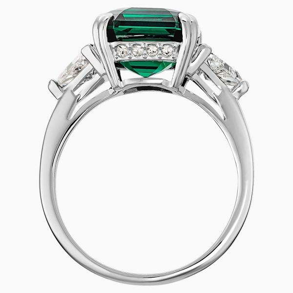 Swarovski Attract zöld koktél gyűrű 