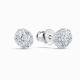 Swarovski Bedugós fülbevaló fehér kristályokkal 5521735