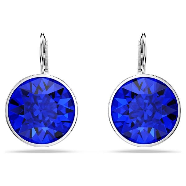 Swarovski Bella ezüst színű fülbevaló kék kristállyal 5724292