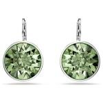 Swarovski Bella ezüst színű fülbevaló zöld kristállyal 5724291