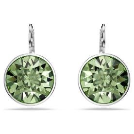 Swarovski Bella ezüst színű fülbevaló zöld kristállyal 5724291