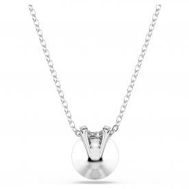 Swarovski Bella ezüst színű nyaklánc kék kristállyal 5724286