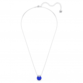Swarovski Bella ezüst színű nyaklánc kék kristállyal 5724286