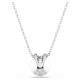 Swarovski Bella ezüst színű nyaklánc zöld kristállyal 5724285