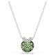 Swarovski Bella ezüst színű nyaklánc zöld kristállyal 5724285