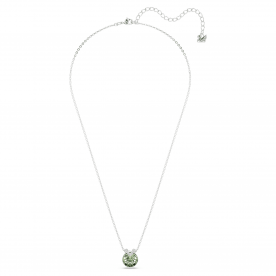 Swarovski Bella ezüst színű nyaklánc zöld kristállyal 5724285